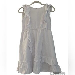 Girls white lace dress size L (10-12). 🤍